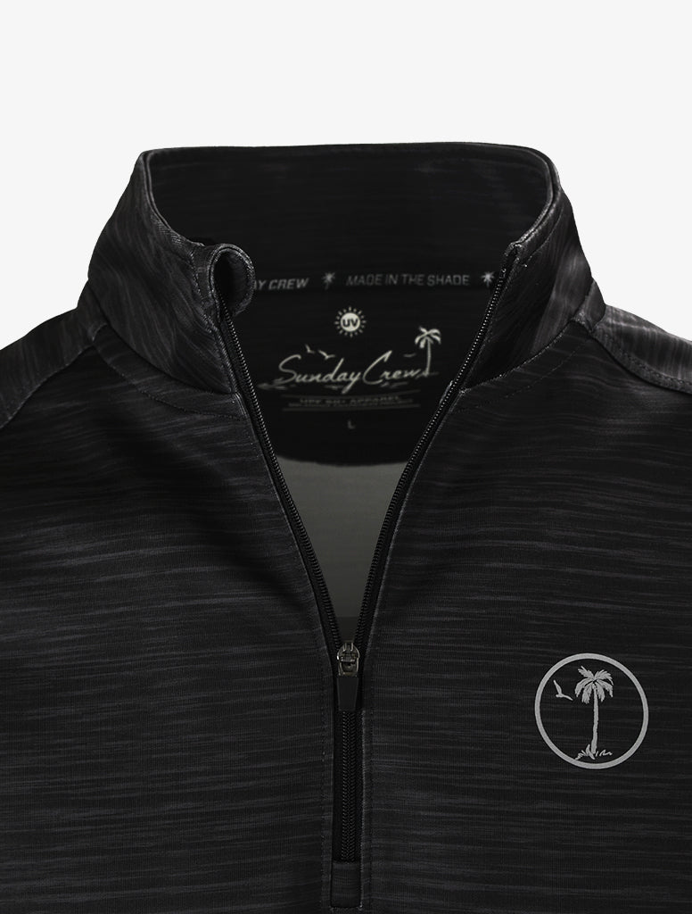 Quarter Zip Black