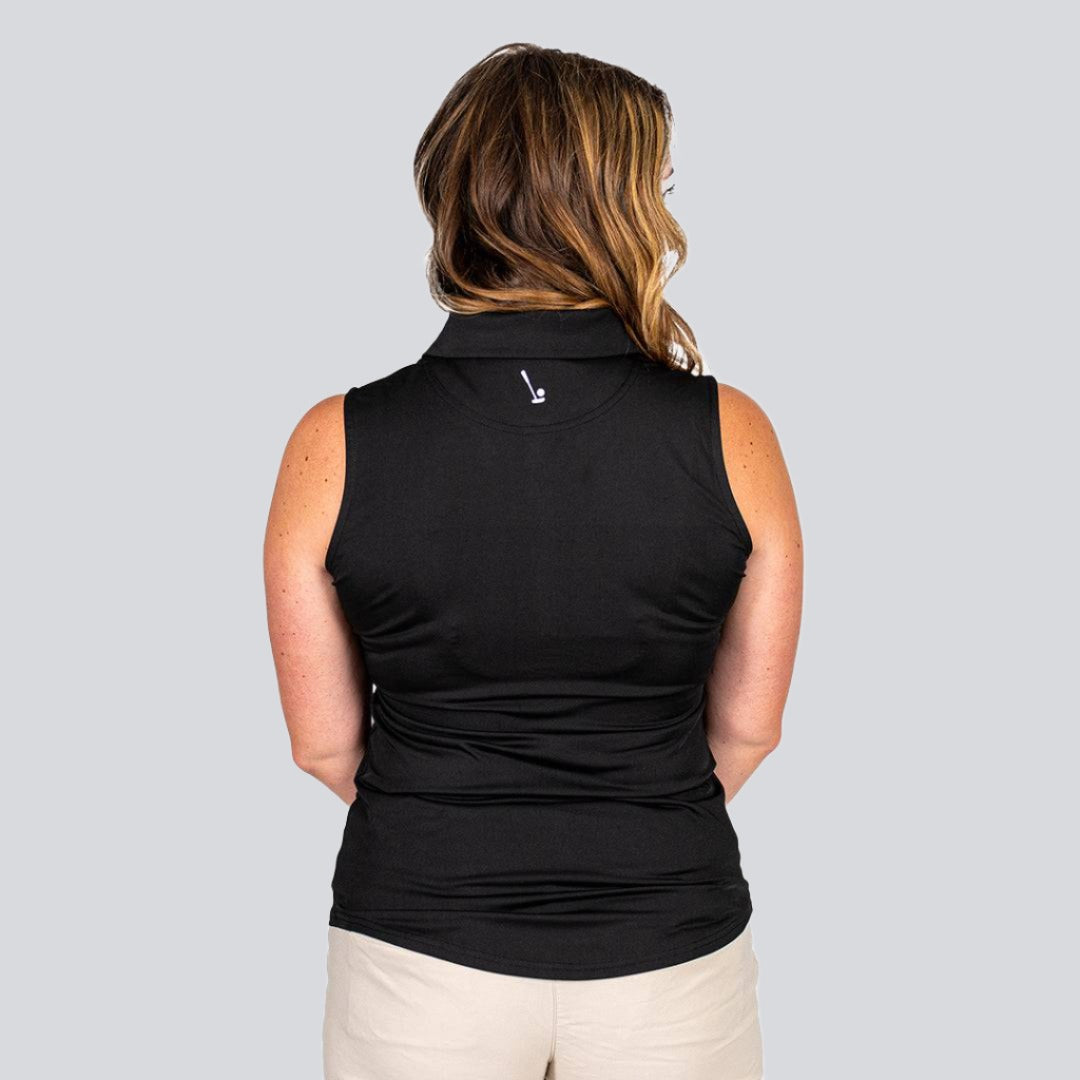 Blacked Out Women's (Sleeveless) Polos