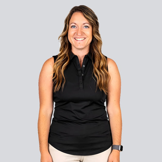 Blacked Out Women's (Sleeveless) Polos