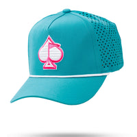 Perforated Rope Hat - Baby Blue