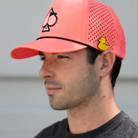 Perforated Rope Hat - Highlighter Pink
