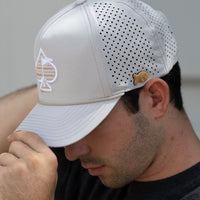 Perforated Rope Hat - Bone