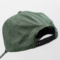 Perforated Rope Hat - Olive