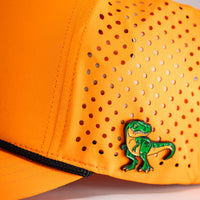 Perforated Rope Hat - Highlighter Orange