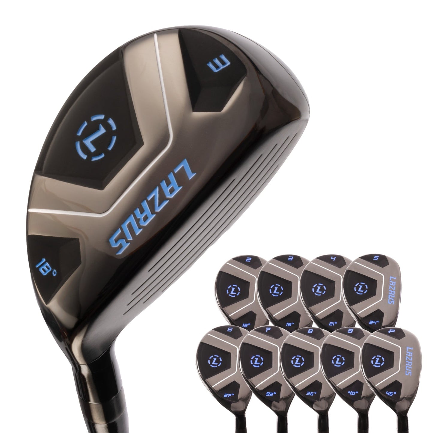 Lazrus Golf Hybrid Woods (1,2,3,4,5,6,7,8,9,PW,GW) Individual Or Sets