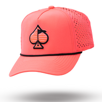 Perforated Rope Hat - Highlighter Pink