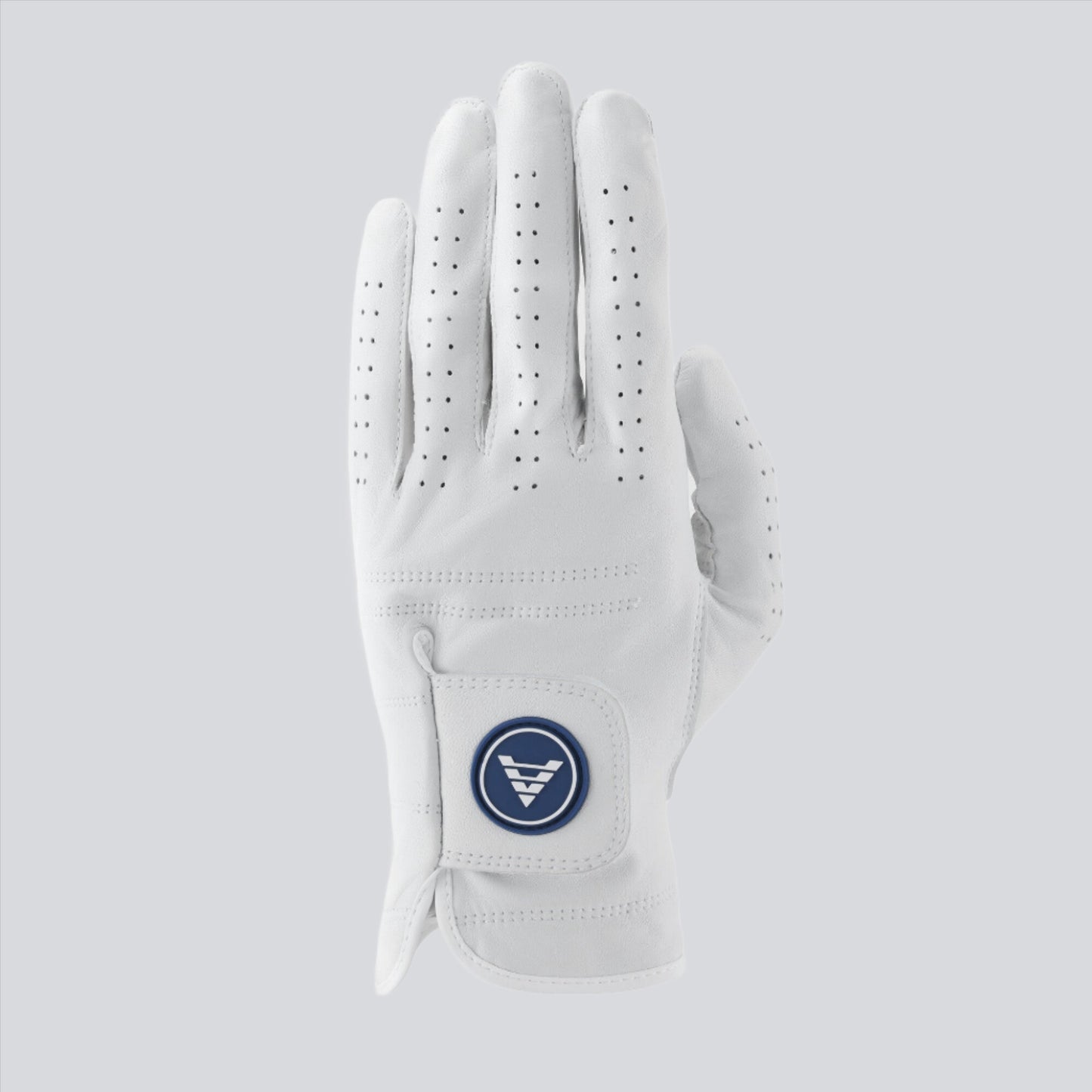 Premium Cabretta Leather Golf Glove Navy / White