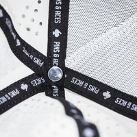 Perforated Rope Hat - White