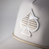 Perforated Rope Hat - Bone