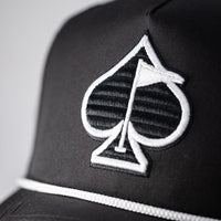 Perforated Rope Hat - Black