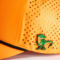 Perforated Rope Hat - Highlighter Orange