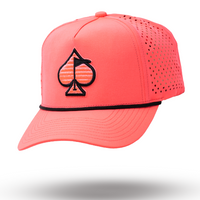 Perforated Rope Hat - Highlighter Pink