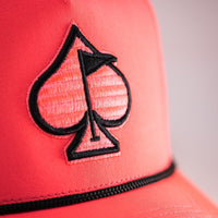 Perforated Rope Hat - Highlighter Pink