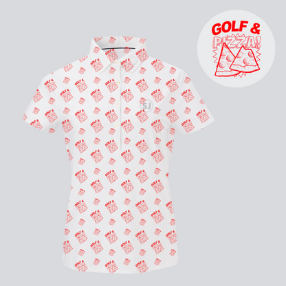 Golf & Pizza Women's Polo